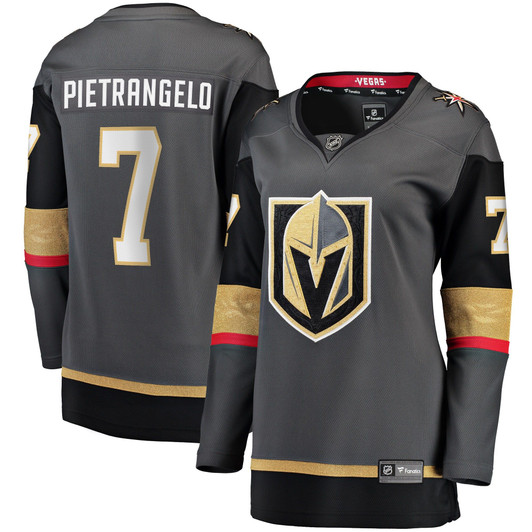 Women'S Fanatics Branded Alex Pietrangelo Black Vegas Golden Knights Breakaway Player Jersey