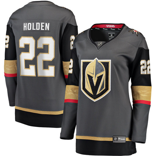 Women'S Fanatics Branded Nick Holden Black Vegas Golden Knights Home Breakaway Player Jersey