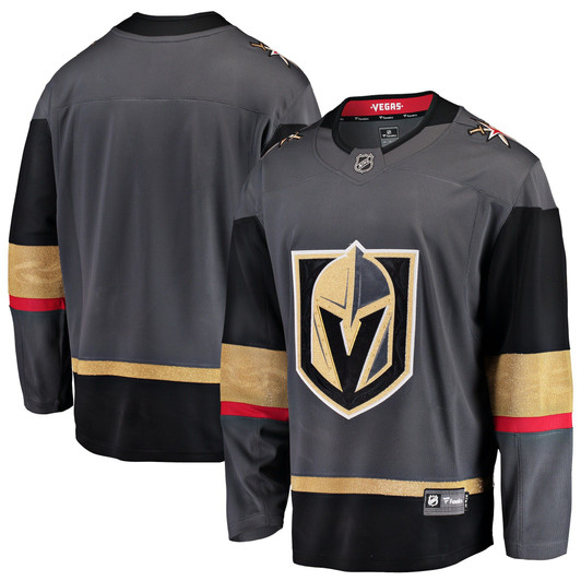 Men'S Fanatics Branded Gray Vegas Golden Knights Home 2020/21 Breakaway Jersey