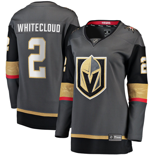 Women'S Fanatics Branded Zach Whitecloud Black Vegas Golden Knights Home Breakaway Jersey