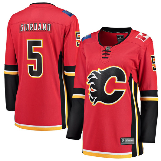 Women'S Mark Giordano Fanatics Branded Red Calgary Flames Home Breakaway Player Jersey