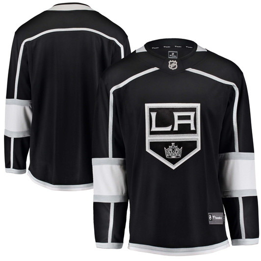 Youth Fanatics Branded Black Los Angeles Kings Breakaway Home Jersey