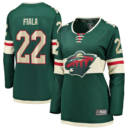 Kevin Fiala Minnesota Wild Fanatics Branded Women'S Home Breakaway Player Jersey - Green