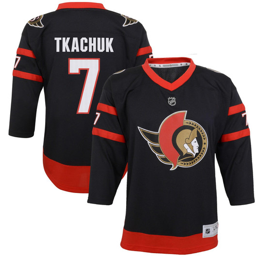 Brady Tkachuk Ottawa Senators  2020/21 Home Replica Player Jersey - Black