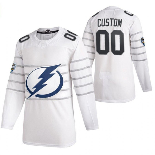 Tampa Bay Lightning 2020 NHL All Star Personalized Custom White Jersey Custom Jersey
