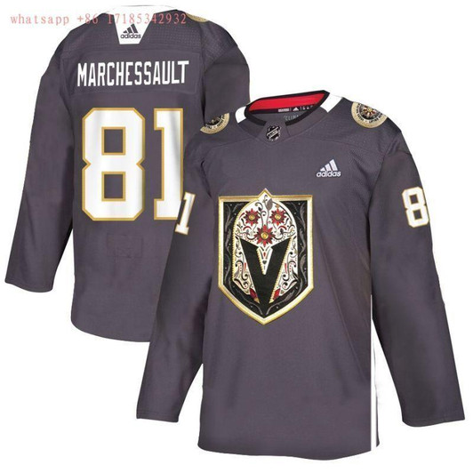 Vegas Golden Knights Jonathan Marchessault #81 2020 NHL Black jersey Jersey