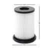 3x HEPA filters for Devanti 150W cordless vacuum cleaner