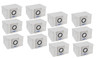 12 X Auto Empty Station Dust Bags For Ecovacs Deebot T10, T20,  X1 Omni Series Robots