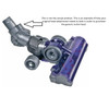 Floor Head for DYSON DC19, DC20, DC08T & DC11 vacuum cleaners