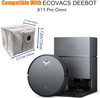Dust Bags for Ecovacs DEEBOT X11 PRO OMNI Robot Vacuum Cleaner, Antibacterial Disposable 3Pcs