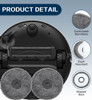 12 Mop Pads for MOVA P50 Ultra, P50 Pro Ultra & V50 Ultra Robot Vacuum Cleaners