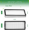 Washable HEPA Filters for Roborock Qrevo Master, Qrevo Curv 2 Flow & Saros Z70 (Pack of 2)