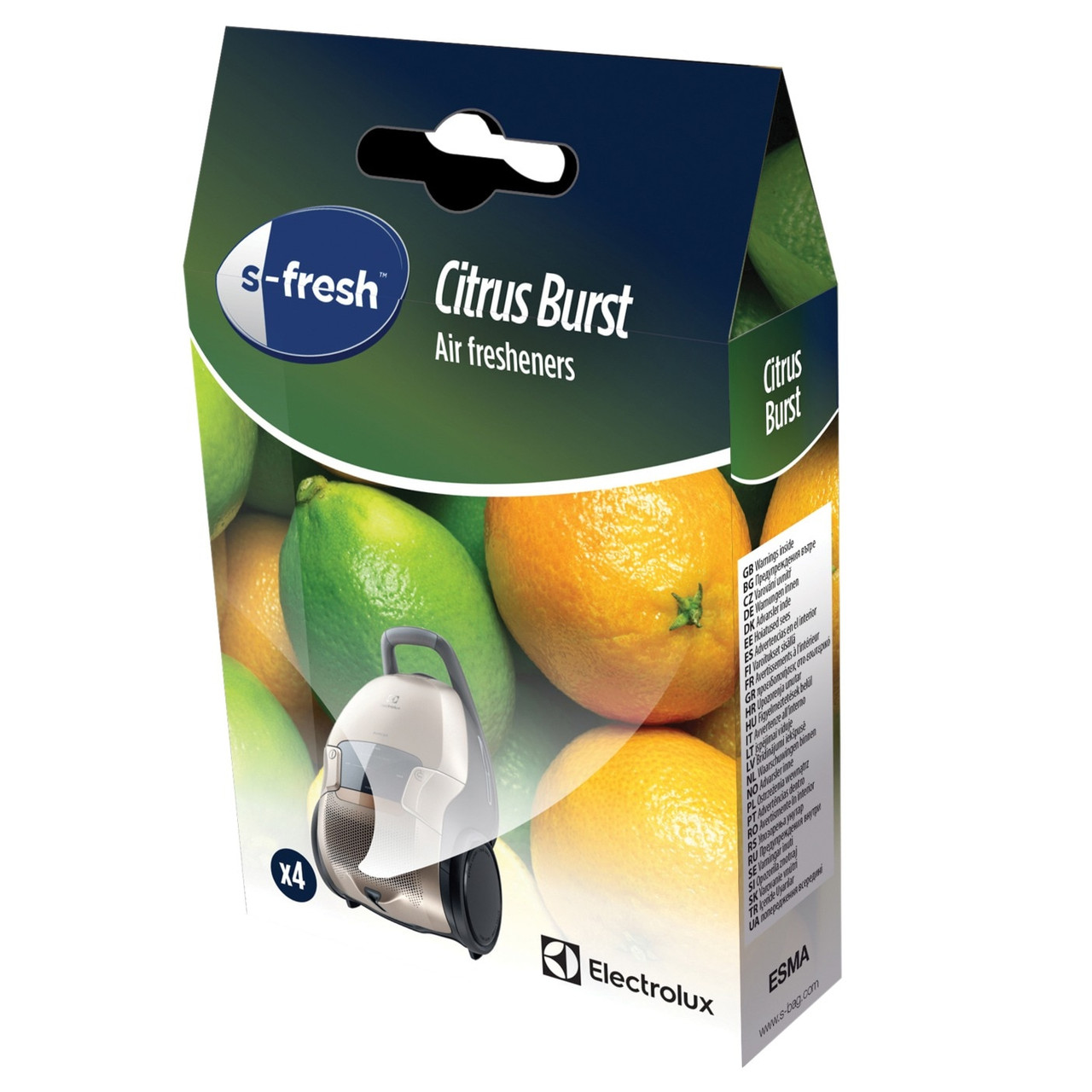 s-fresh Vacuum Cleaner Air Freshener Citrus Burst