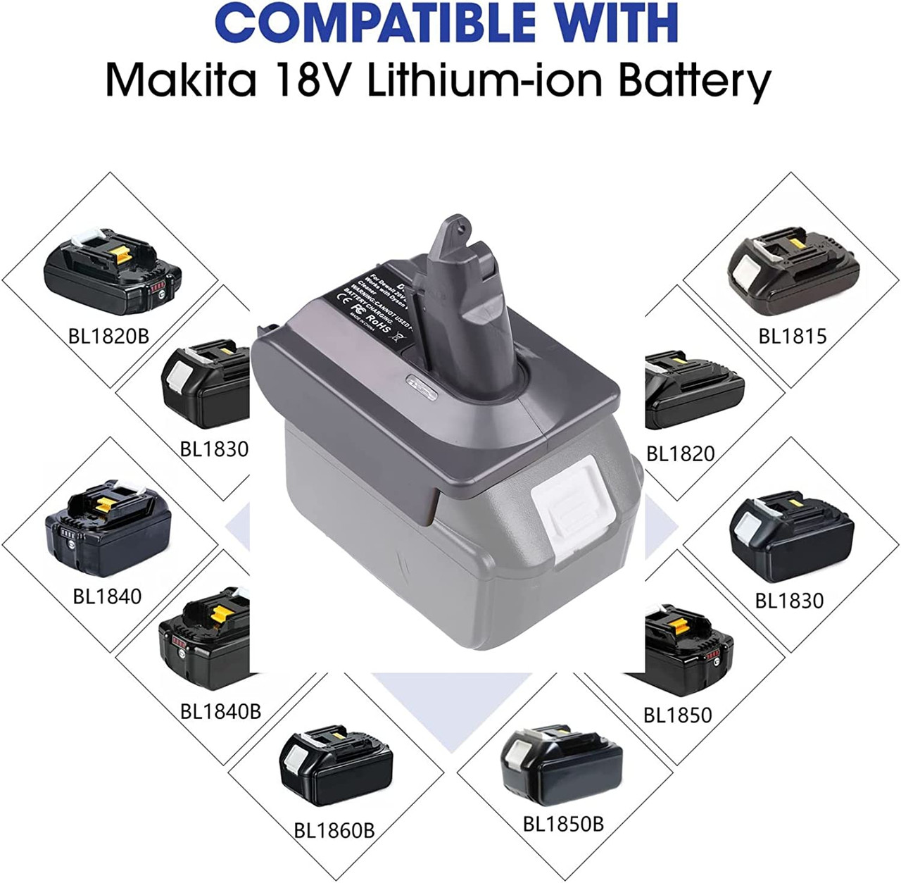 pellizco yo lavo mi ropa Realizable Makita 18V To Dyson V6, DC58 & DC59 Battery Converter / Adapter