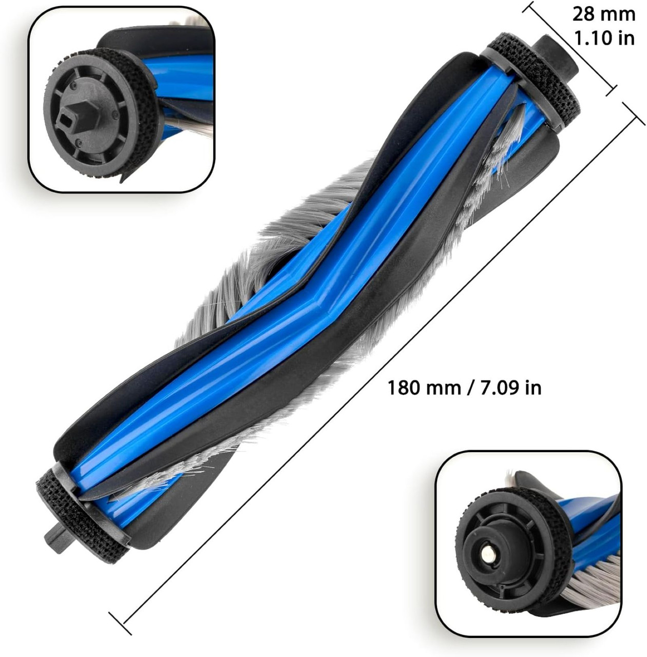 Ecovacs Roller Brush For Deebot X8, T50, N50, T80 Series, Genuine