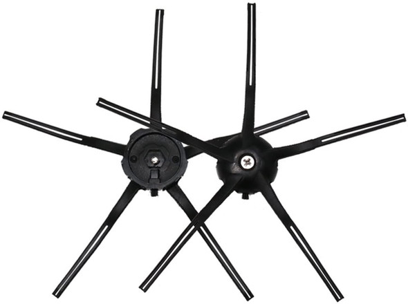 2 Side Brushes for Roborock S7, S6, S5, E35, E20, Mi, 5 Arms  Silicone