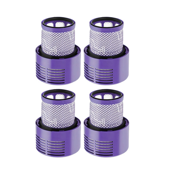 4x HEPA Filters for Dyson V10 SV12 SV27 - Washable Compatible Replacement