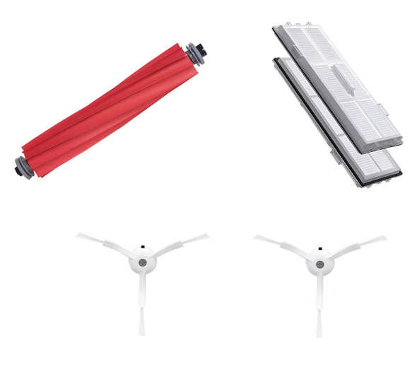 Roborock S7 Genuine Replenishment Kit – Brushes & HEPA Filters – Fits S7, S7+, S7 MaxV, S7 MaxV+ & S7 MaxV Ultra WHITE