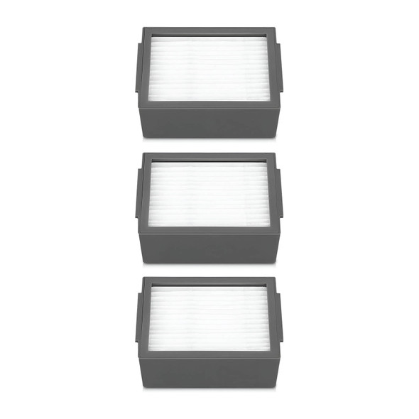 3x HEPA filters for iRobot Roomba I, E and J series robots