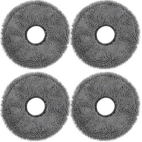 Mop Pads for Dreame  L & X Series Robot Vacuum Cleaners, Pkt 4