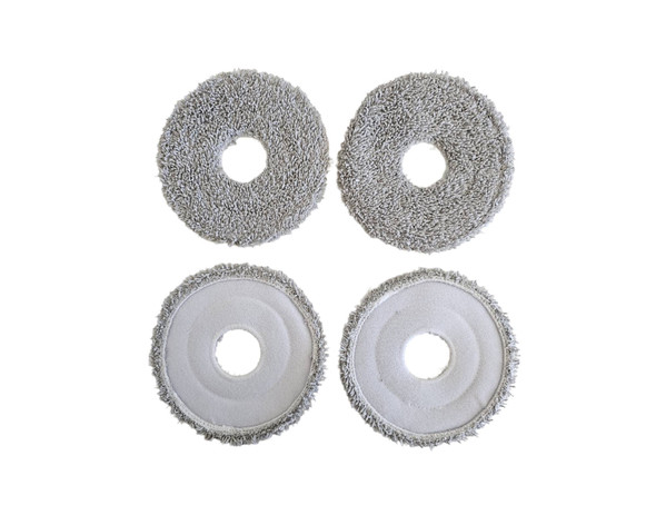 Mop Pads for Dreame  L & X Series Robot Vacuum Cleaners, Pkt 4