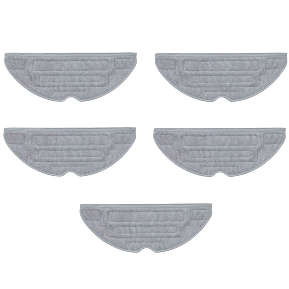 5x Roborock VibraRise Mop Pads Genuine for S8, S8+ & S8 Pro Ultra (Grey)