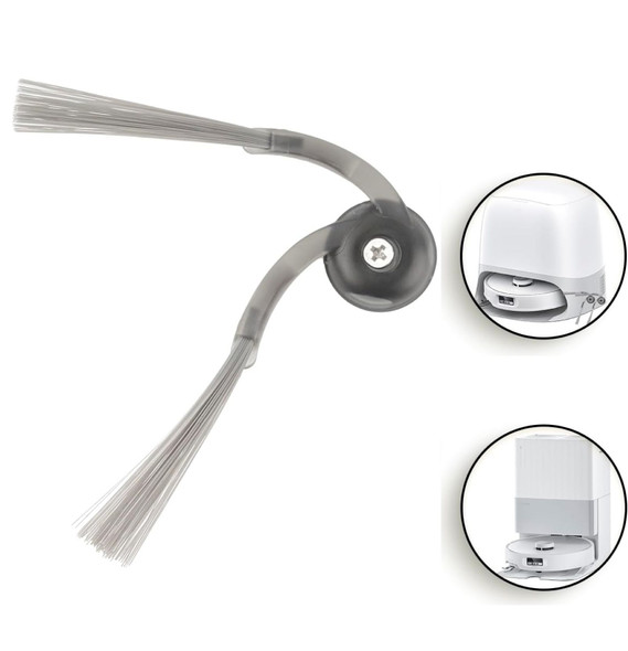 4 Side Brushes For Roborock Saros 10 & 10R, Qrevo Curve & Edge