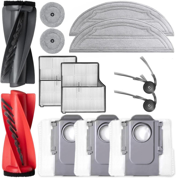 Value Kit For Roborock Saros 10 Robot Vacuum Cleaner, Genuine Replenishment Bundle