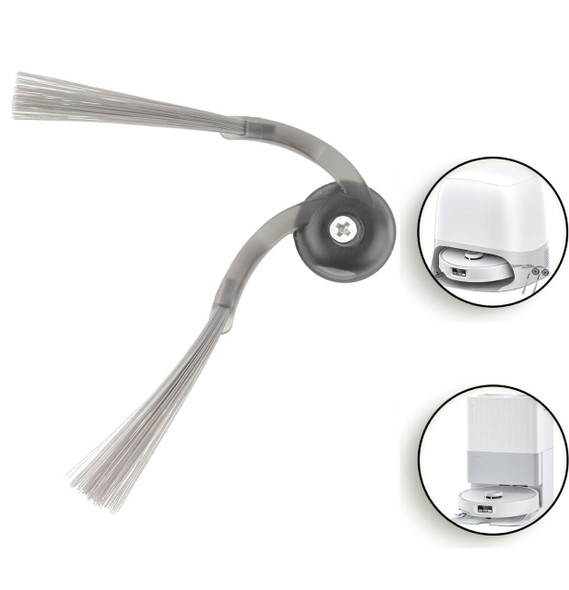 2 Side Brushes For Roborock Saros 10 & 10R, Qrevo Curve & Edge