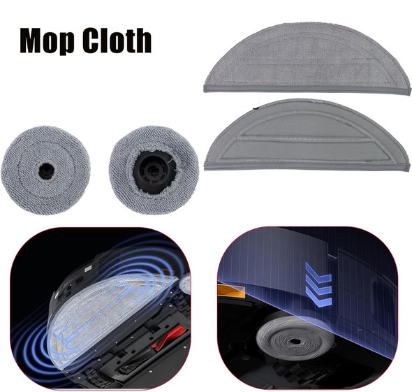 Mop Set For Roborock Saros 10 Robot Vacuum Cleaner