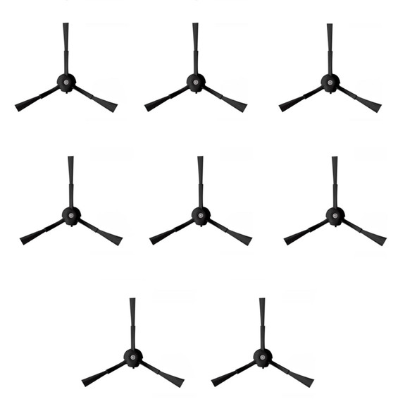 3 Arm Side Brushes For Roborock  S8, S7, S6, S5, Q5, Q7, Q8, Qrevo Series, Pack of 8