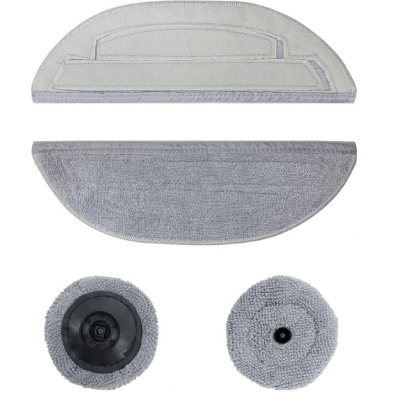 6 Vibrarise & Edgewise Mop Cloths For Roborock S8 MaxV Ultra & S8 Max Ultra Robots