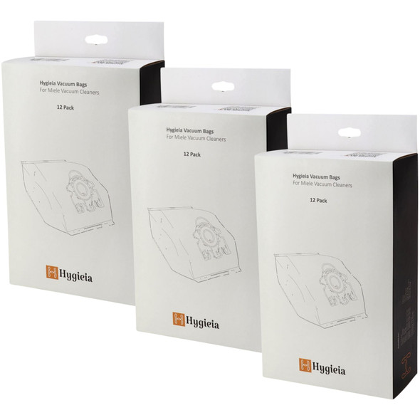36x Bags for Miele Vacuum Cleaner 3D GN Type + Filters