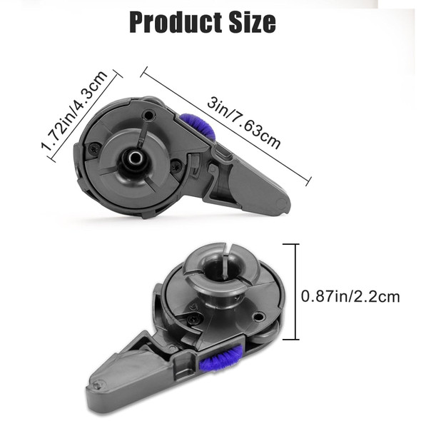Dyson End Cap For Fluffy Optic Cleaner Head Gen5, V15, V12 & Outsize, Genuine