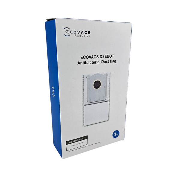 Ecovacs Dust Bag for DEEBOT X11 PRO OMNI Robot Vacuum Cleaner, Genuine Antibacterial Disposable 3Pcs