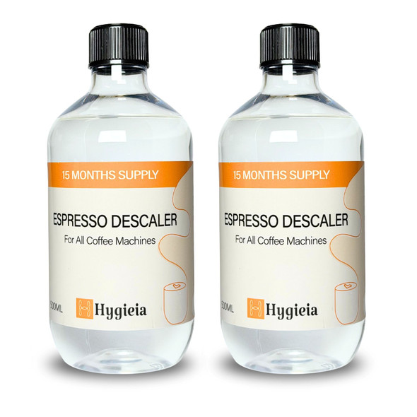 Descaler Solution For All Coffee Machines, Steam Mops, Steam Irons & Kettles, 1000l Hygieia