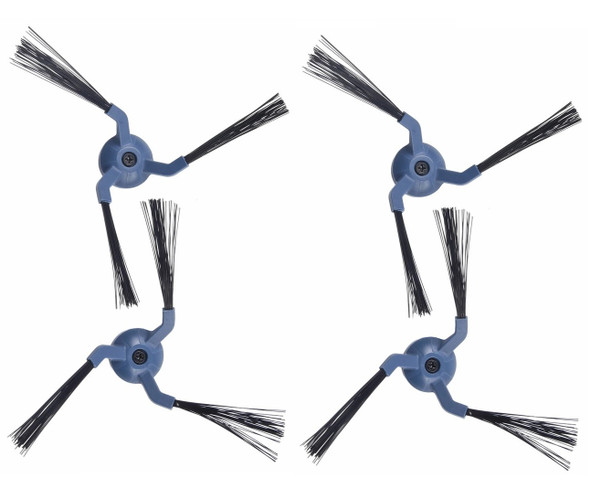 4 Side Brushes for eufy X10 Pro Omni & X9 Pro Robot Vacuum Cleaners – 4 Pack