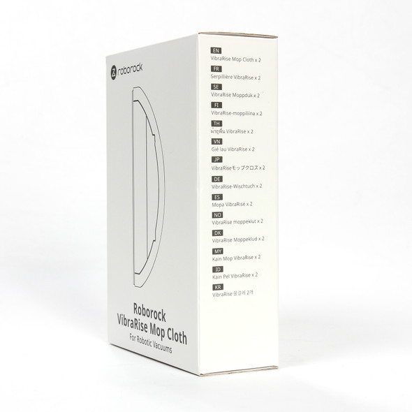 Genuine Roborock Q10V+ VibraRise Replacement Mop Pads – 2-Pack (Gray)