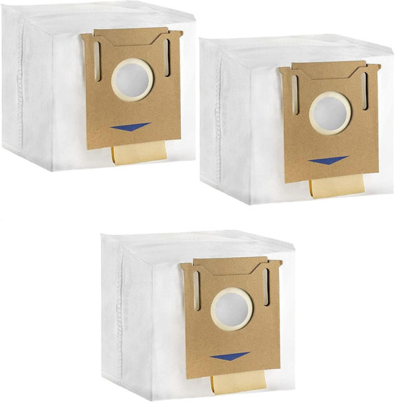 Dust Bags for Ecovacs Deebot T9+/N8+/N8 PRO+/T8+/T8 AIVI+/N10 PLUS Robot Vacuum Cleaners, 3pkt