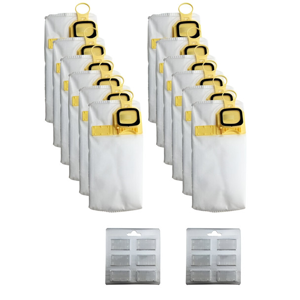 12x vacuum bags for Vorwerk Kobold VK140 and VK150