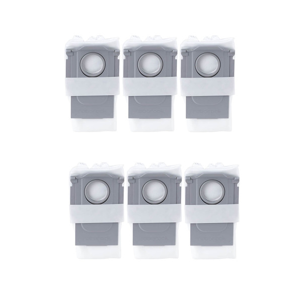 6x Genuine Vacuum Bags For Roborock S7 MaxV Ultra, Q7 Max+, S8+ & S8 Pro Ultra