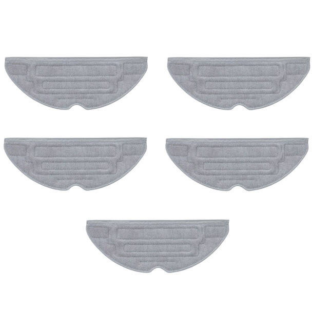 5x Roborock VibraRise Mop Pads Genuine for S8, S8+ & S8 Pro Ultra (Grey)