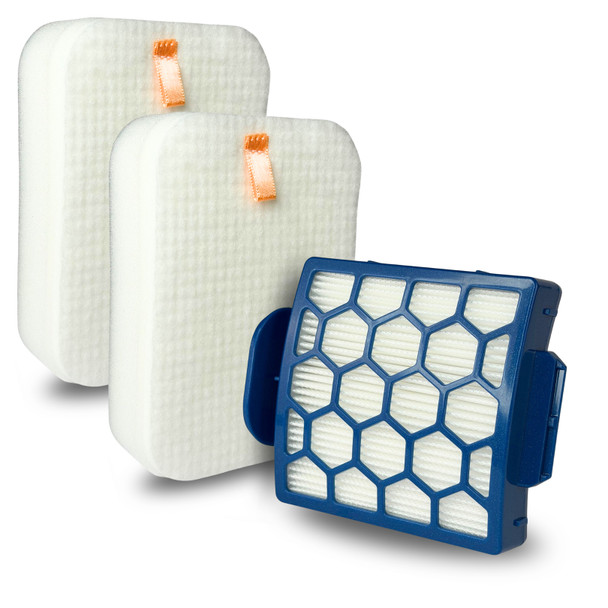 Filter Kit For Shark ZU62 Navigator Pet Vacuum Cleaners, (HEPA + FOAM + FELT)