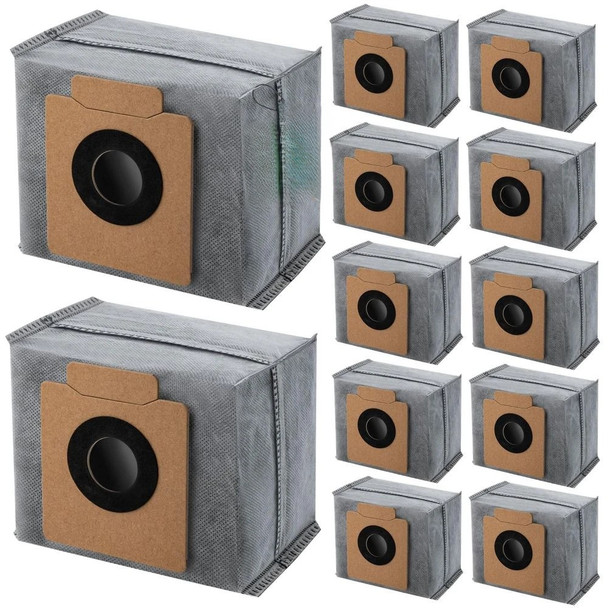 Disposable Dust Bags for eufy RoboVac X8 Pro SES & X10 Pro Omni – 12 Pack