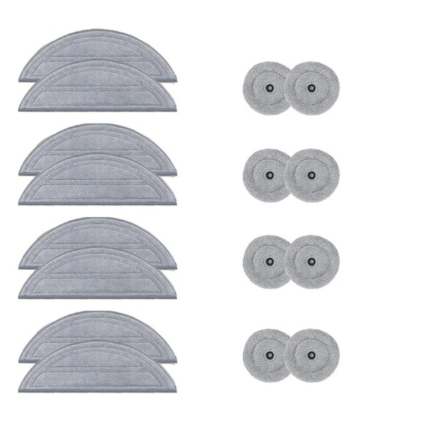 Replacement Mop Set for Roborock Saros 10 – Value Pack x8