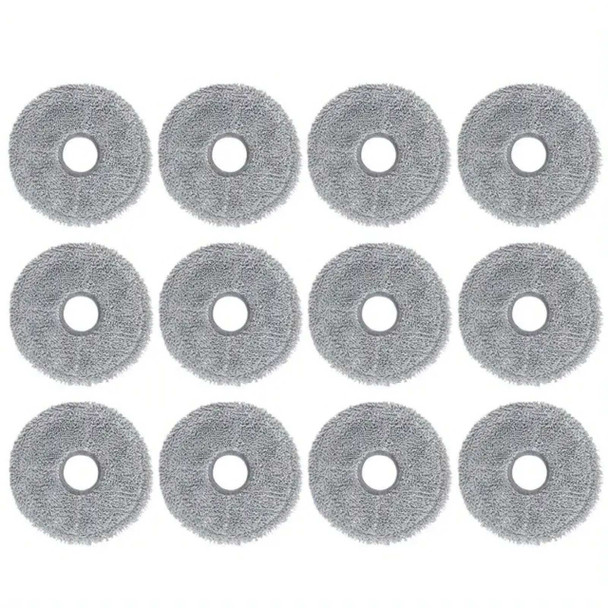 12 Mop Pads for MOVA P50 Ultra, P50 Pro Ultra & V50 Ultra Robot Vacuum Cleaners