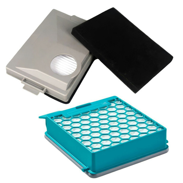 Filter Set for Miele Boost CX1 Series Vacuums, Hygiene Exhaust & Fine Dust Pre-Motor Filter