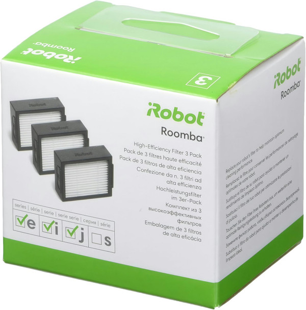 iRobot Roomba Filters For, E & J Series Robots vacuums, Genuine 3 Pkt