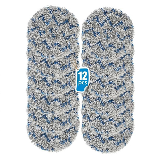 12x Mop Pads for Ecovacs Deebot X1 X2 T20 Series – Washable Replacement