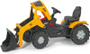 Kids Large JCB Yellow Pedal Digger with Frontloader